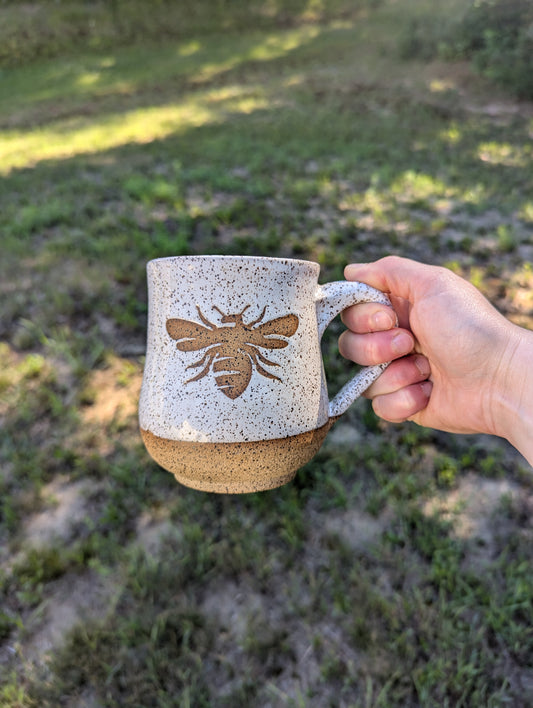 Bee Silhouette Mug