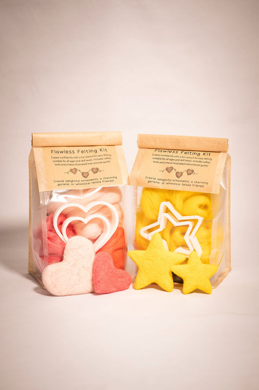 Flawless Felting Kit: Shapes of Joy Collection