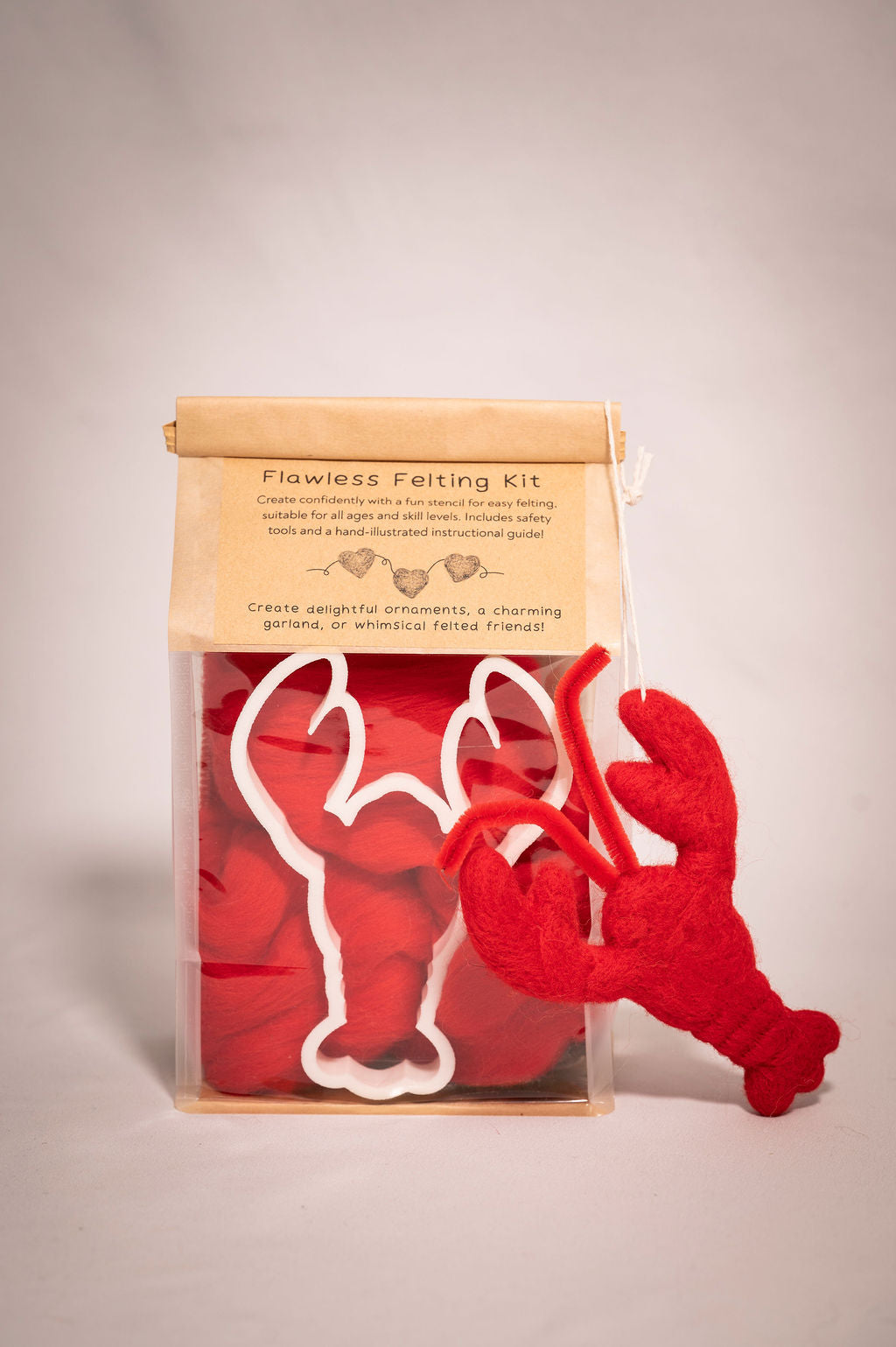 Flawless Felting Kit: Maine Lobster