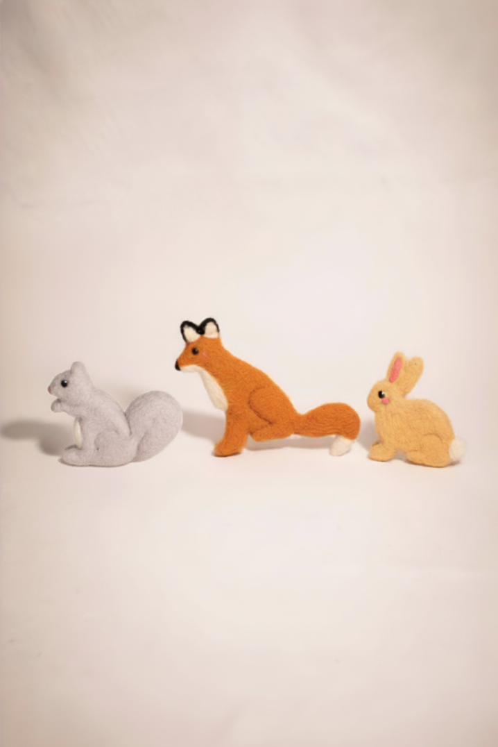 Flawless Felting Kit: Woodland Animals